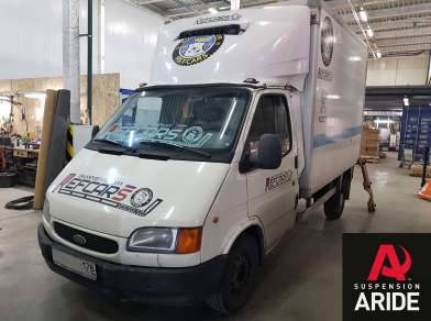 Рис. 1 Наши проекты: Пневмоподвеска на Ford Transit RWD 2014 года - Этапы установки