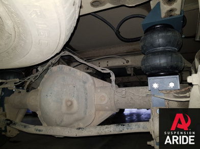 Рис. 4 Наши проекты: Пневмоподвеска на Ford Transit RWD с гарантией - Этапы установки