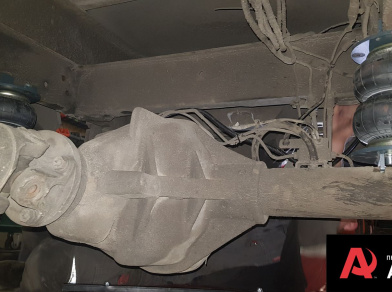 Рис. 4 Наши проекты: Пневмоподвеска на ﻿Ford Transit RWD 2014 года для задней оси