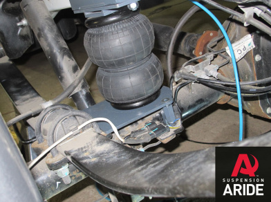 Рис. 5 Наши проекты: Пневмоподвеска на Ford Transit RWD с заменой пневмы - Этапы установки