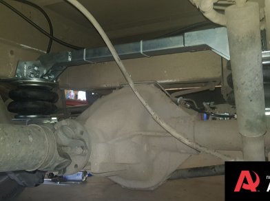 Рис. 5 Наши проекты: Пневмоподвеска на ﻿Ford Transit RWD с заменой пневмы - Этапы установки