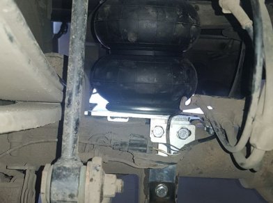 Рис. 2 Наши проекты: Пневмоподвеска на ﻿Ford Transit RWD с заменой пневмы - Этапы установки