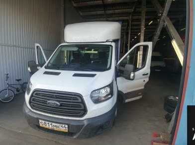 Рис. 1 Наши проекты: Пневмоподвеска на Ford Transit RWD от производителя - Этапы установки