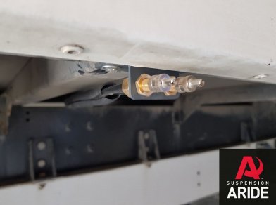 Рис. 10 Наши проекты: Установка пневмоподвески на заднюю ось Ford Transit двухскат 2018