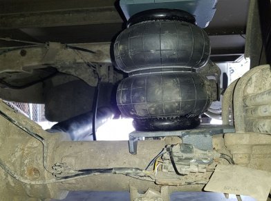 Рис. 3 Наши проекты: Установка пневмоподвески на заднюю ось Ford Transit двухскат 2018