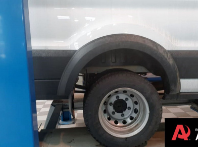 Рис. 6 Наши проекты: Пневмоподвеска на ﻿Ford Transit RWD ЦМФ - Этапы установки