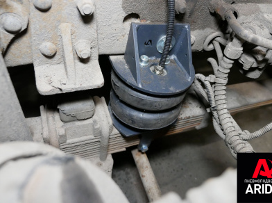 Рис. 3 Наши проекты: Пневмоподвеска на переднюю ось FOTON Auman