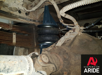 Рис. 8 Наши проекты: Пневмоподвеска на Foton Auman III 135P - Этапы установки