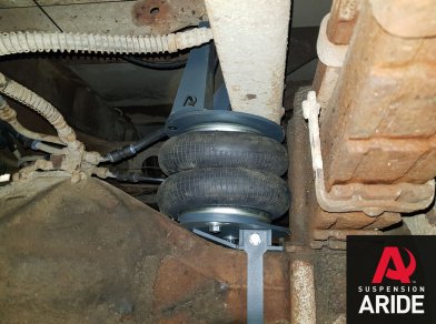 Рис. 7 Наши проекты: Пневмоподвеска на Foton Auman III 135P - Этапы установки