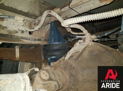 Рис. 6 Наши проекты: Пневмоподвеска на Foton Auman III 135P - Этапы установки