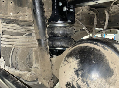 Рис. 8 Наши проекты: Пневмоподвеска Foton Aumark 1128