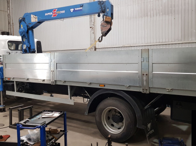 Рис. 3 Наши проекты: Пневмоподвеска на переднюю и заднюю оси Foton Aumark