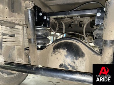 Рис. 7 Наши проекты: Пневмоподвеска на переднюю и заднюю оси Foton Aumark