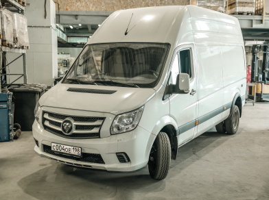 Рис. 1 Наши проекты: Пневмоподвеска на Foton Toano