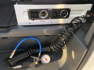 Рис. 4 Наши проекты: Установка 3-х контурной пневмоподвески с подкачкой шин на ГАЗель Next