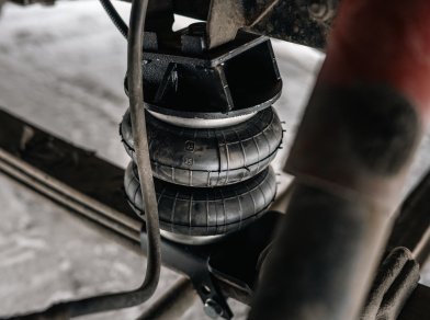 Рис. 5 Наши проекты: Пневмоподушки 220 на Газель Бизнес