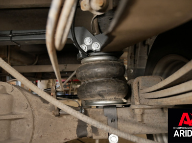 Рис. 3 Наши проекты: Установка пневмоподвески на Газель Грузовичкоф