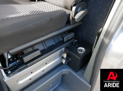 Рис. 8 Наши проекты: Пневмоподвеска на заднюю ось Газель Next