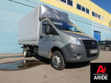 Рис. 1 Наши проекты: Пневмоподвеска на заднюю ось Газель Next