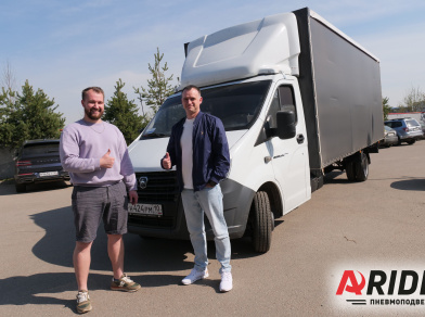 Рис. 1 Наши проекты: Установка пневмоподвески на переднюю ось Газель NEXT