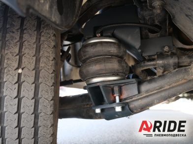 Рис. 3 Наши проекты: Установка пневмоподвески на переднюю ось Газель NEXT