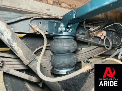 Рис. 7 Наши проекты: Установка пневмоподвески на Газель NEXT