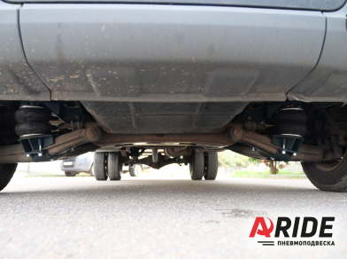 Рис. 2 Наши проекты: Установка двух комплектов вспомогательной пневмоподвески на Газель NEXT