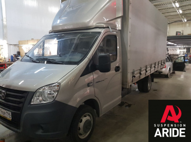 Рис. 11 Наши проекты: Пневмоподвеска на ГАЗ (GAZ) Газель NEXT шасси - Этапы установки