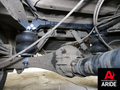 Рис. 2 Наши проекты: 4 контурная пневмоподвеска на Газель Некст