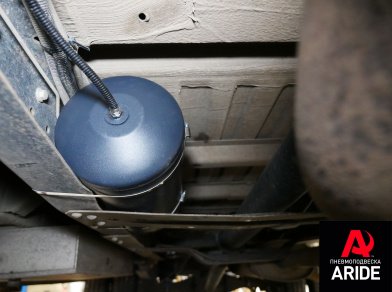 Рис. 5 Наши проекты: 4 контурная пневмоподвеска на Газель Некст