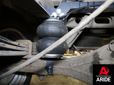 Рис. 3 Наши проекты: 4 контурная пневмоподвеска на Газель Некст