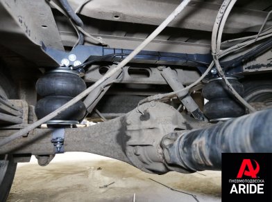 Рис. 2 Наши проекты: 4 контурная пневмоподвеска на Газель Некст