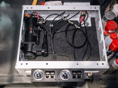 Рис. 5 Наши проекты: Установка пневмоподвески на Газель 220 подушки