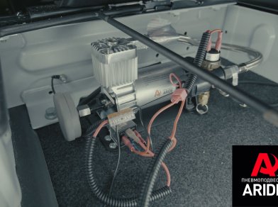 Рис. 3 Наши проекты: Пневмоподвеска Газель Next (рефрижератор)