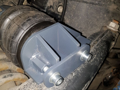 Рис. 4 Наши проекты: Установка пневмоподвески на переднюю и заднюю ось Газель NEXT