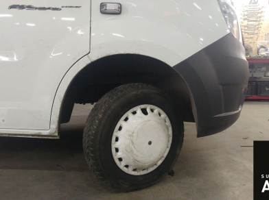 Рис. 2 Наши проекты: Установка пневмоподвески на переднюю и заднюю ось Газель NEXT