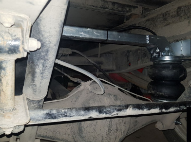 Рис. 5 Наши проекты: Пневмоподвеска для Газели с закабинным спальником