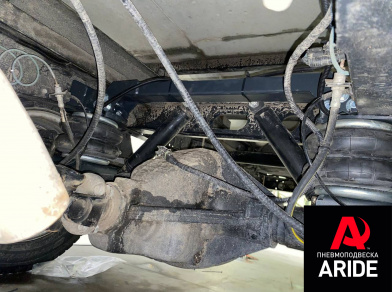 Рис. 9 Наши проекты: Установка пневмоподвески Газель Next