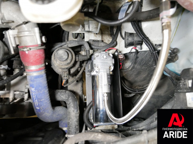 Рис. 11 Наши проекты: Установка полной пневмоподвески на цельнометаллическую Газель Next