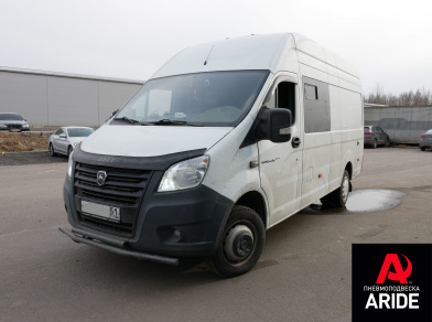 Рис. 1 Наши проекты: Установка полной пневмоподвески на цельнометаллическую Газель Next