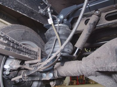 Рис. 8 Наши проекты: Пневмоподвеска Газель NEXT на заднюю ось