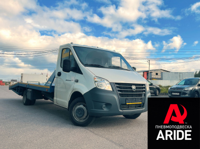 Рис. 1 Наши проекты: Установка пневмоподвески на Газель NEXT Эвакуатор 