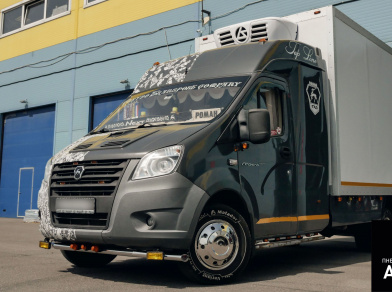 Рис. 1 Наши проекты: Пневмоподвеска на переднюю и заднюю ось Газель Next