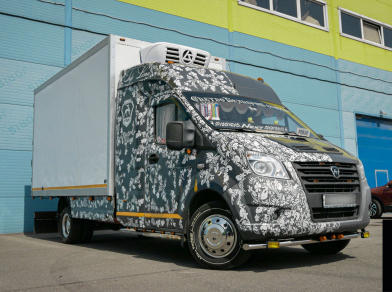 Рис. 2 Наши проекты: Пневмоподвеска на переднюю и заднюю ось Газель Next