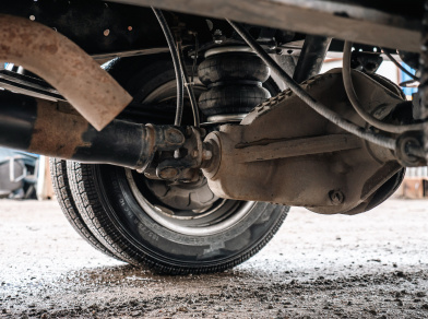 Рис. 6 Наши проекты: Пневматические подушки на Газель