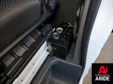 Рис. 8 Наши проекты: Пневмоподвеска на заднюю ось Газель Next для перевозки металла