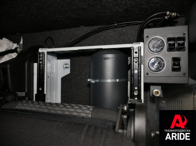 Рис. 7 Наши проекты: Пневмоподвеска на заднюю ось Газель Next для перевозки металла