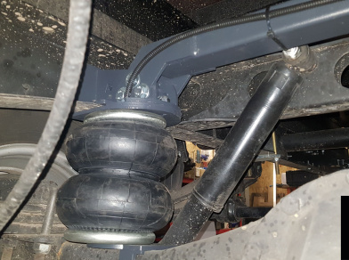 Рис. 14 Наши проекты: Пневмоподвеска на доработанную Газель Некст со спальником