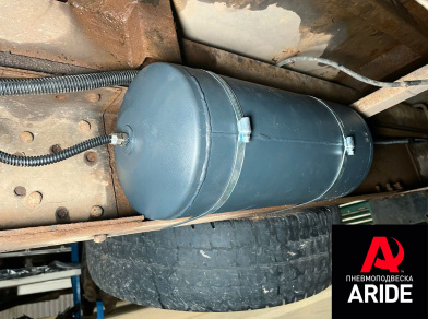 Рис. 6 Наши проекты: Установка пневмоподвески - Газель NEXT Эвакуатор