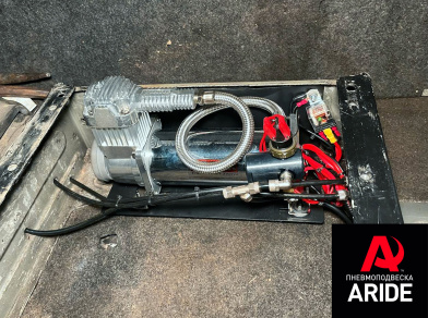 Рис. 5 Наши проекты: Установка пневмоподвески - Газель NEXT Эвакуатор